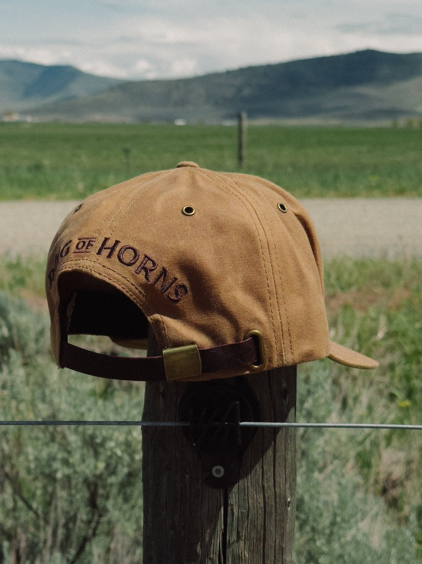 WAXED CANVAS STRAPBACK
