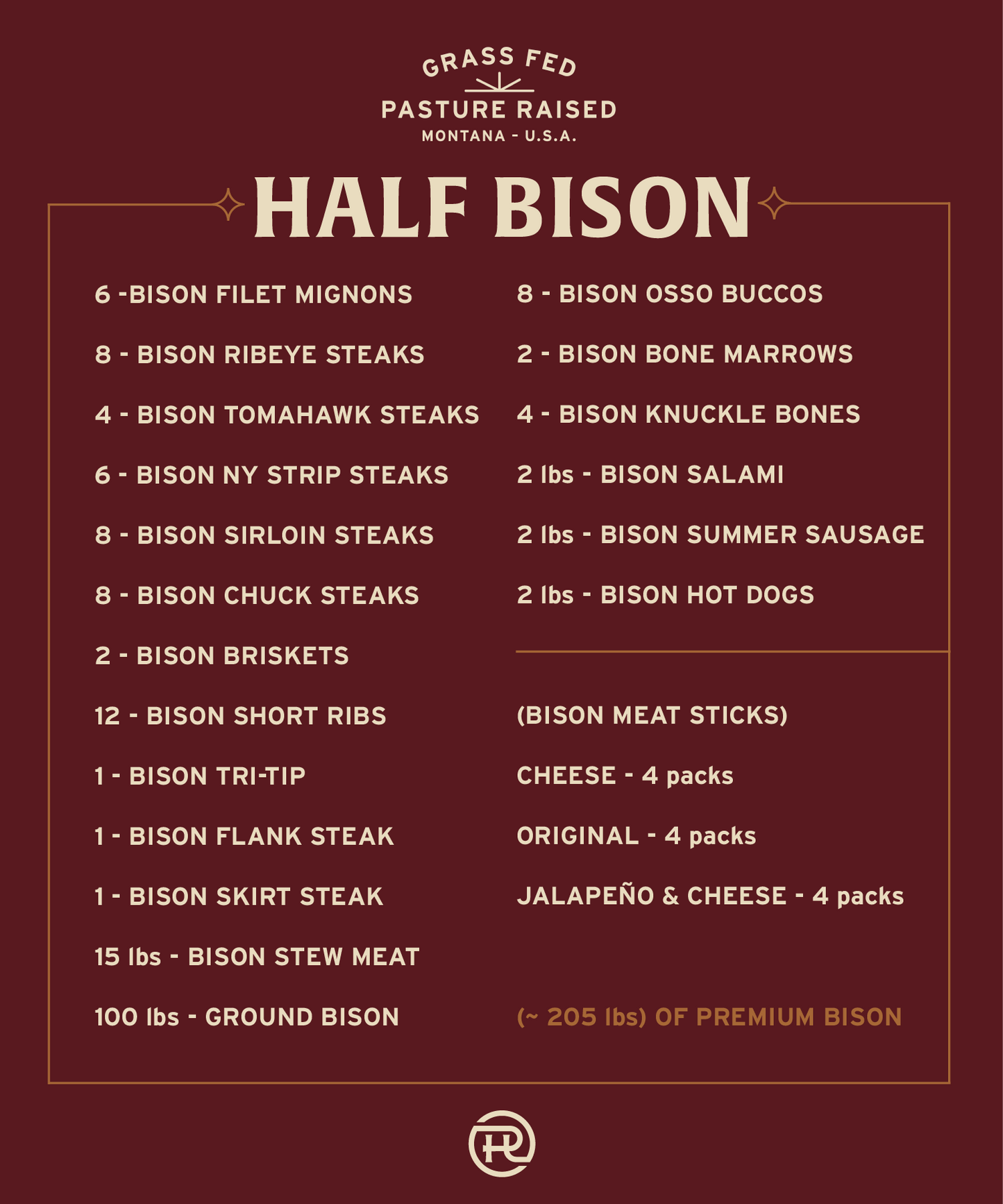HALF A BISON