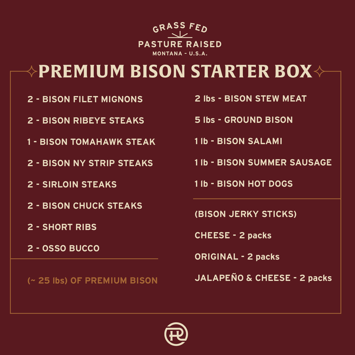 PREMIUM STARTER // BISON BOX