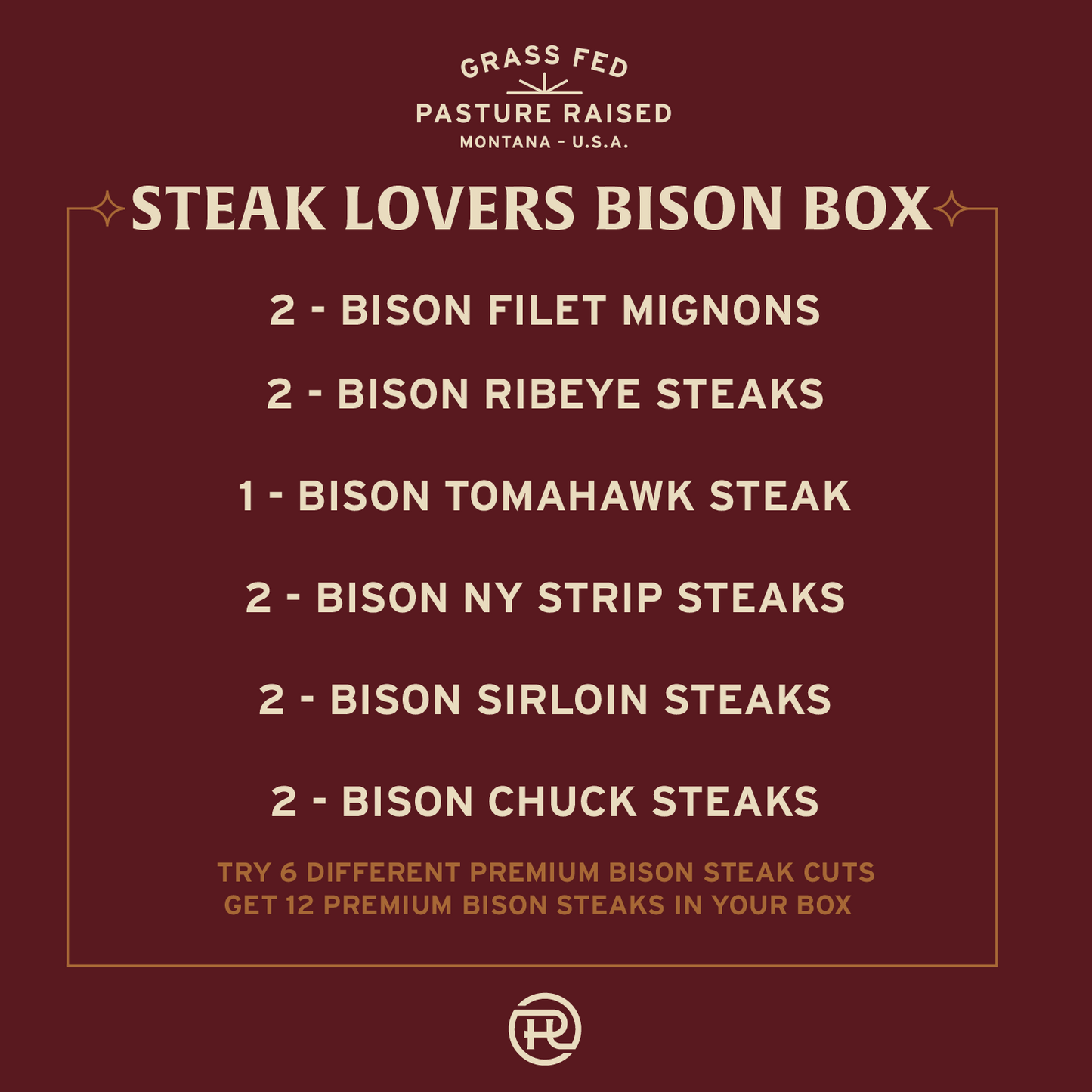 STEAK LOVERS //  BISON BOX